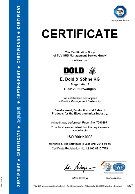 ISO-9001 证书 ISO-9001 证书